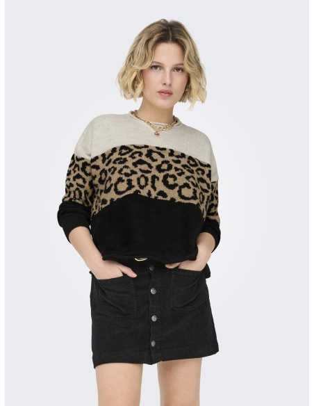 Pull Léopard Moonbeam ONLJADE ONLY - 4 | TOPS